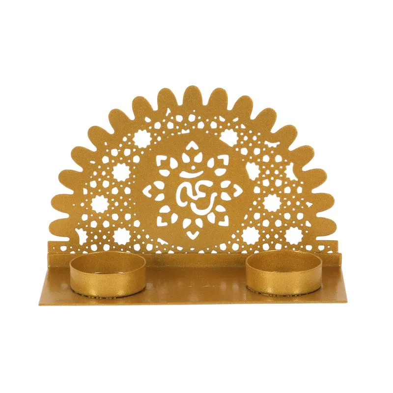 EthnicGold Tealight Holder media 3