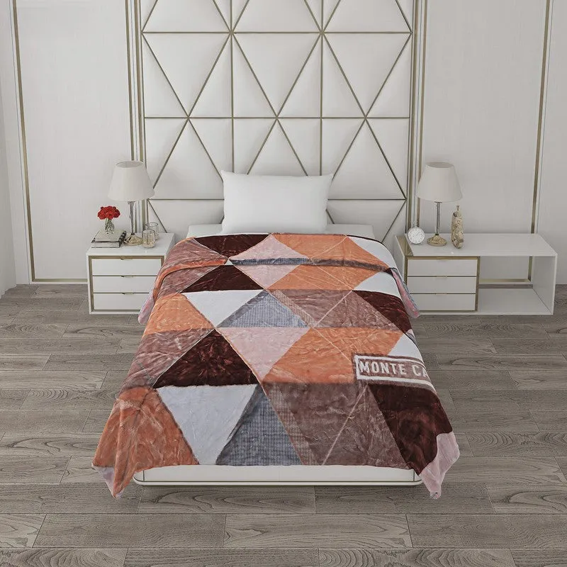 Monte Carlo Autumn Mosaic Blanket - 553 GSM media 3