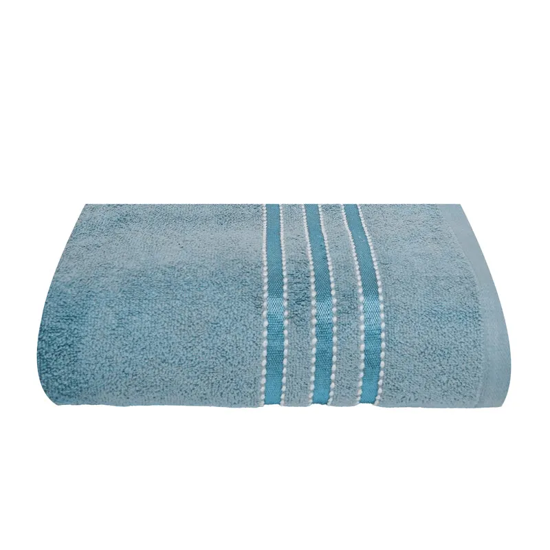 Micro Cotton LuxeDry Comfort Solid Bath Towel - Blue media 5