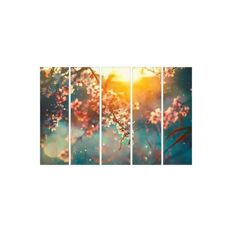 Japanese Blossoms Wall Art - Set of Five media 4