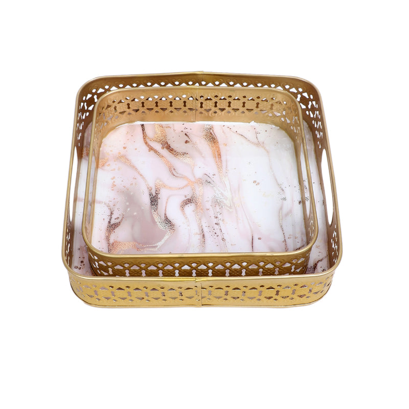 Illusion Chroma Serving Tray - Set Of Two media 3
