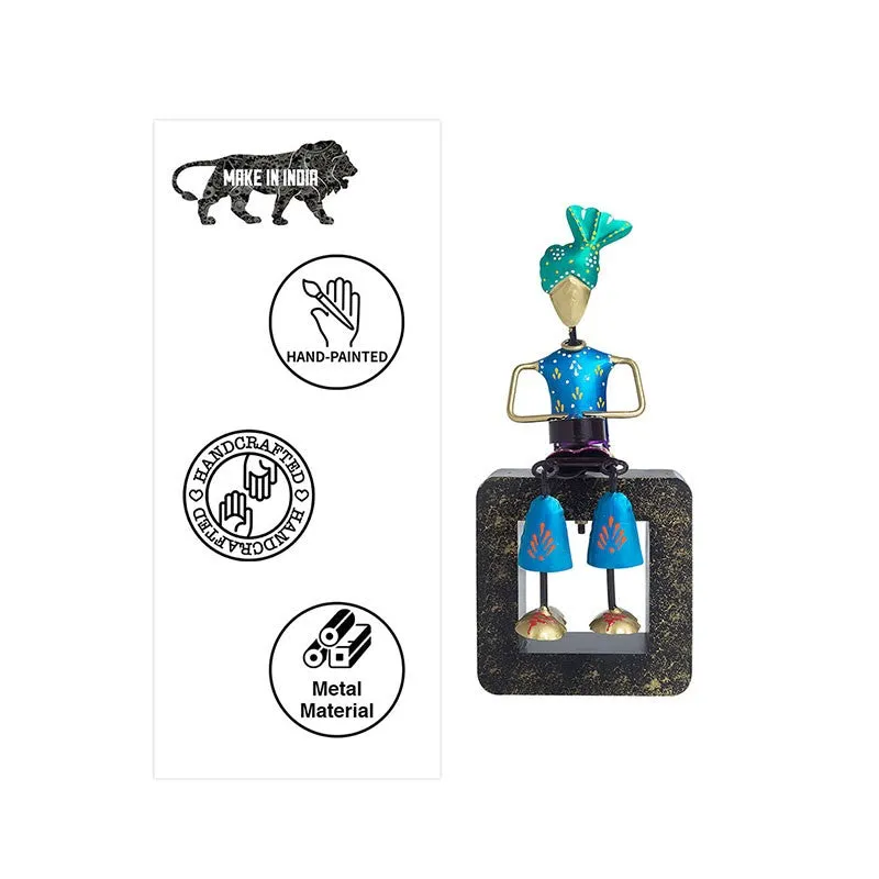 Musician Figurine Decorative Showpiece - Blue media 6