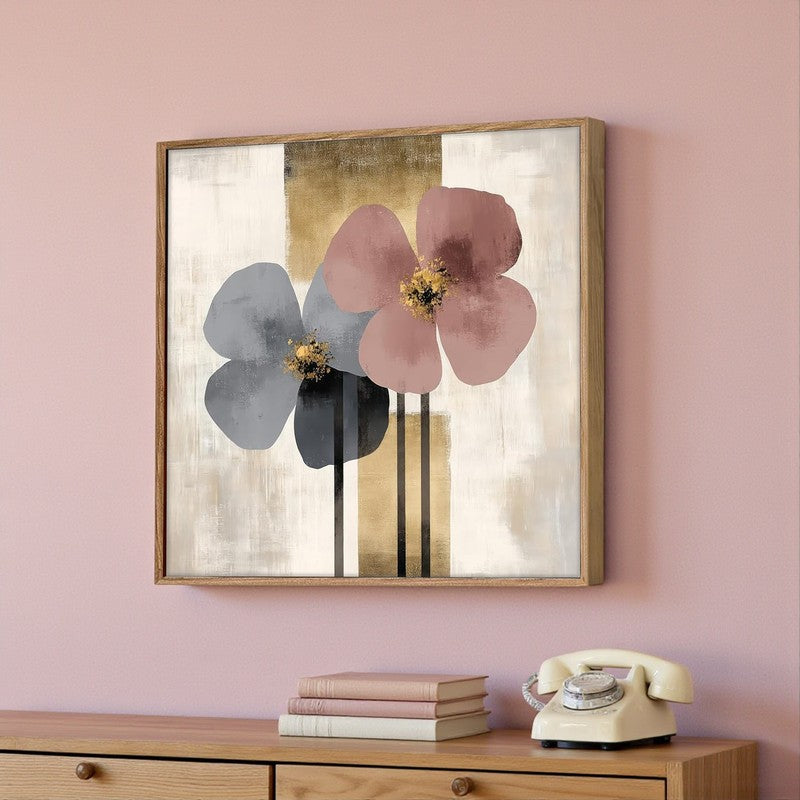 Petunia Pastels Wall Art With Frame media 3