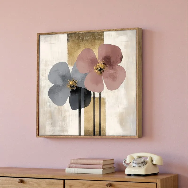 Petunia Pastels Wall Art With Frame media 3