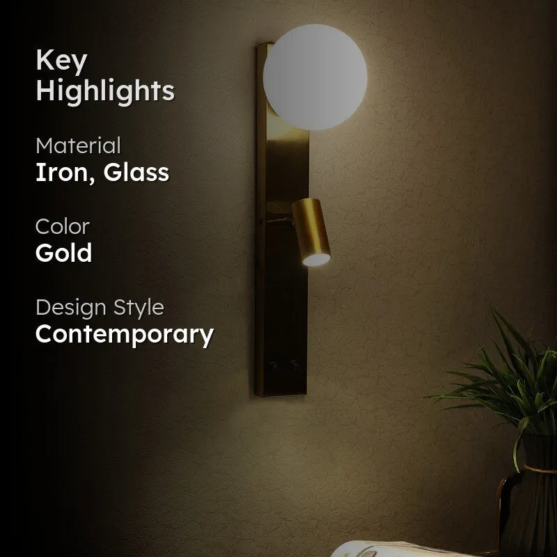 Aureline Iron Wall Lamp media 2