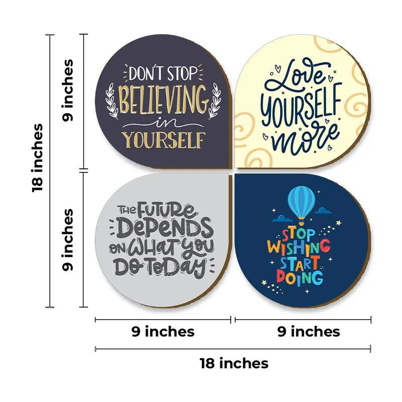 Start Doing Motivational MDF Wall Hanging - Four Piece Set media 6