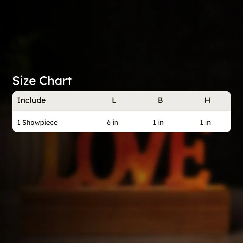 Love Led Table Lamp media 5