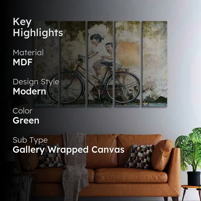 Childhood Wall Art - Five Piece Set media 2