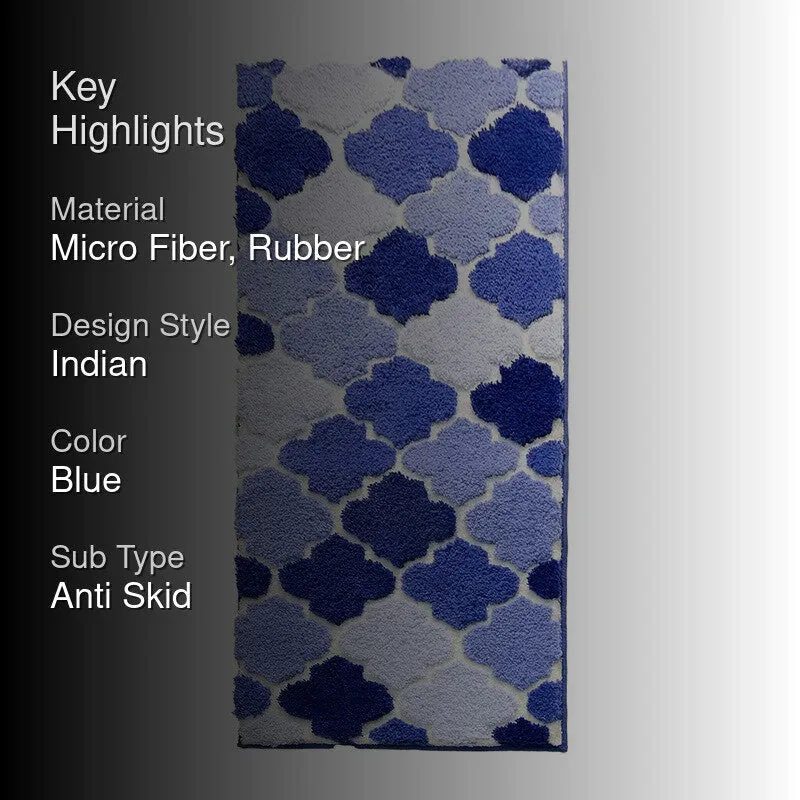 Sapphire Ellips Micro Fiber Runner Rug media 2