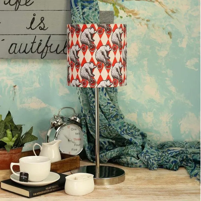 Bear Jump Fabric Table Lamp - Multicolor media 3