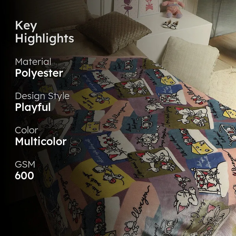 Monte Carlo Whimsical Wonderland Kids Blanket - 600 GSM media 2