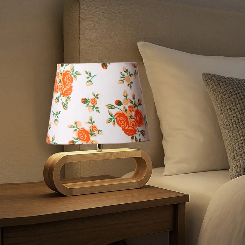Fleur Curve Cotton Table Lamp - Multicolor media 1
