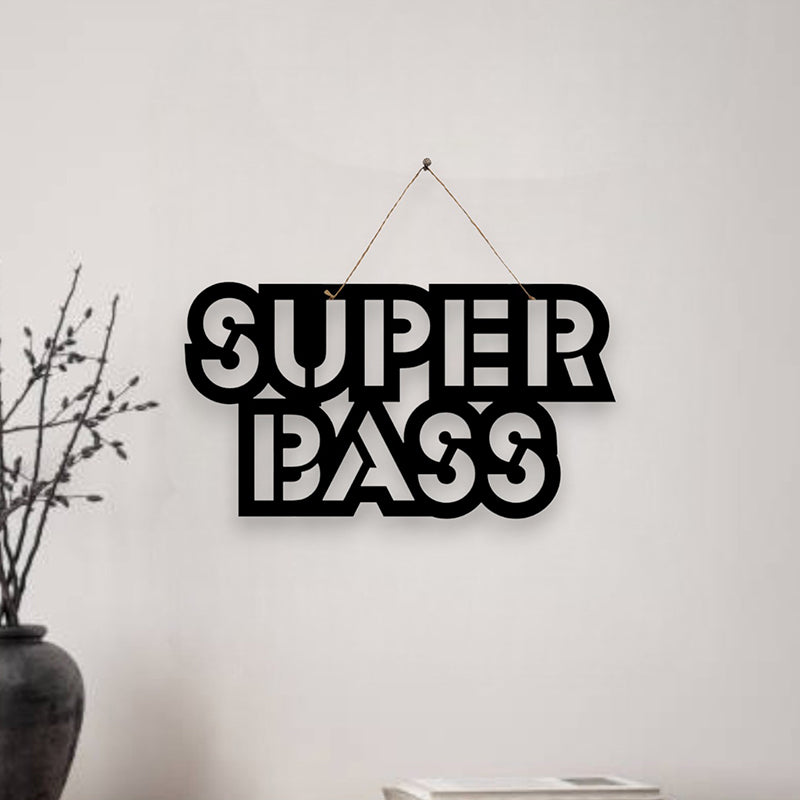 Super Bass Mild Steel Wall Accent
