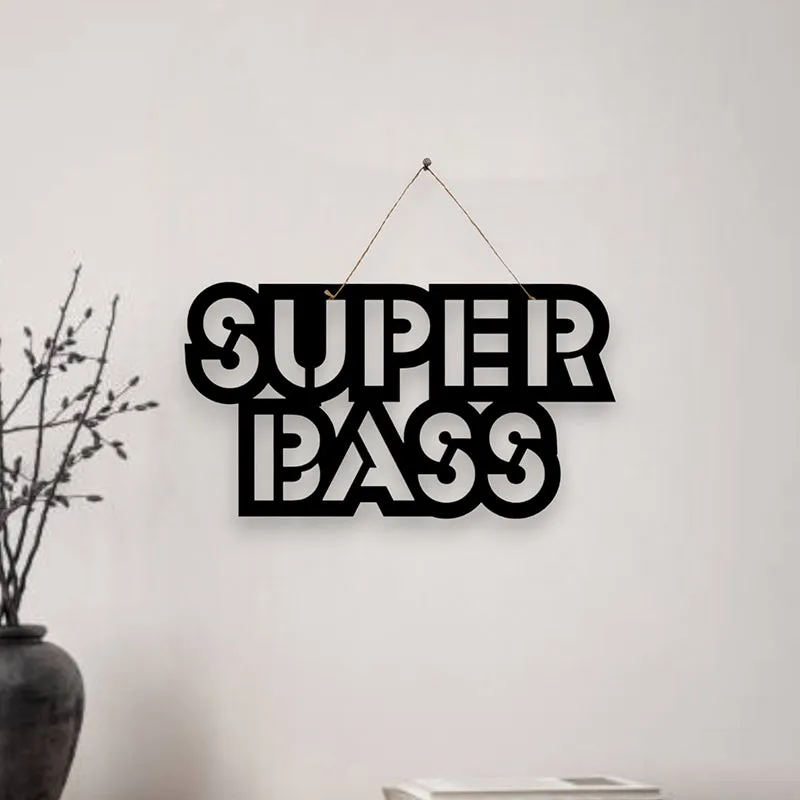 Super Bass Mild Steel Wall Accent media 1