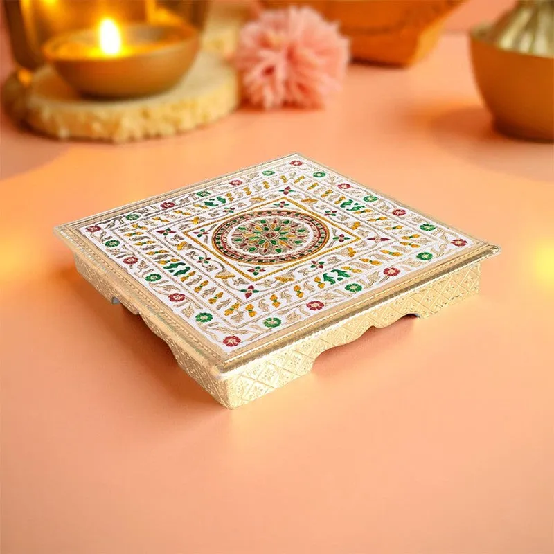 Devaya Handcrafted Chowki media 1