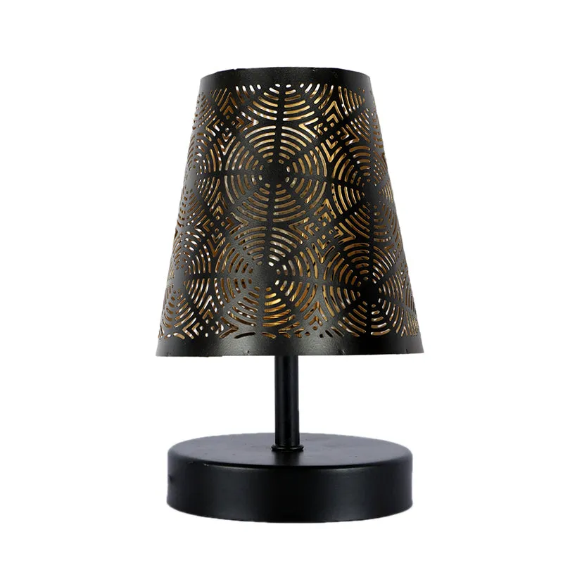 Otravo Ethched Metal Table Lamp - Black media 3