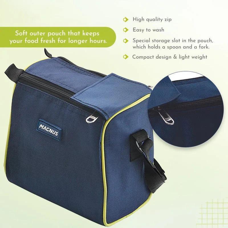 Kavro Smart Lunch Box with Lunch Bag - Five Piece Set media 7