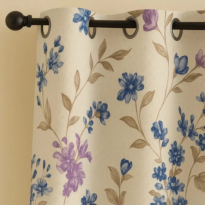 Floral Elegance Curtain - Set Of Two media 3