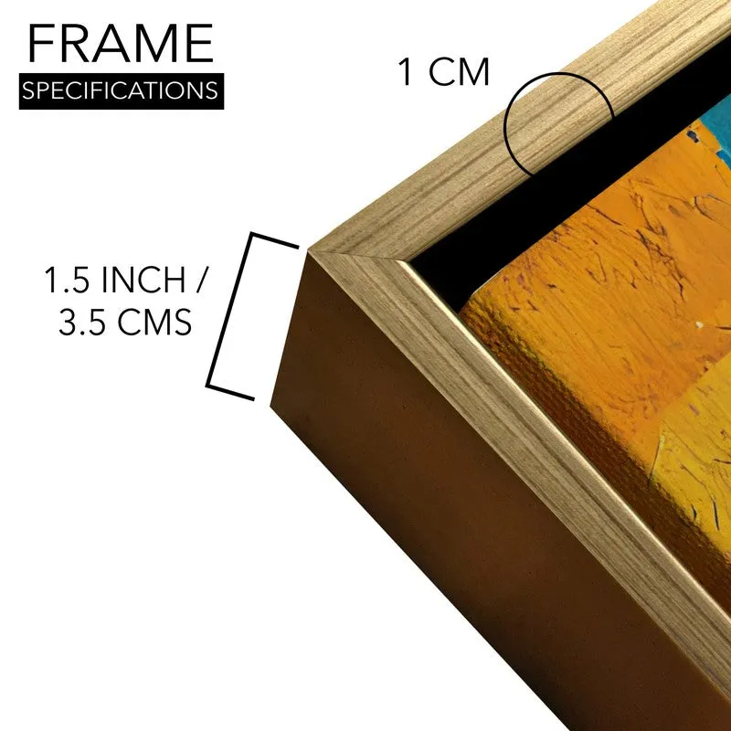 Clockscape Dreams Canvas Wall Painting With Frame media 6