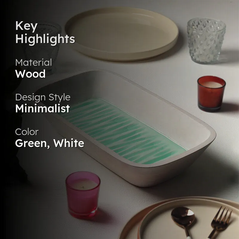 Tansy Mango Wood Serving Bowl media 2