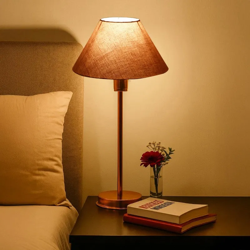 Kavira Zyra Metal Table Lamp - Grey media 1