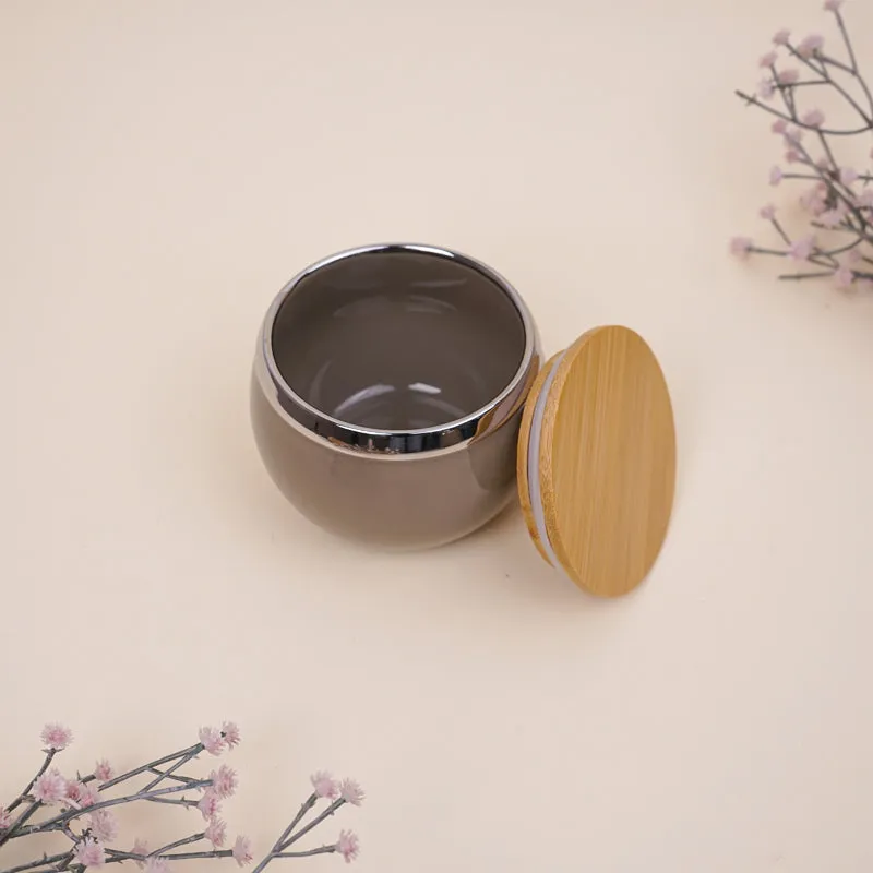 Lira Brown Dry Fruit Container With Tray (360 mL Each) - Five Piece Set media 5