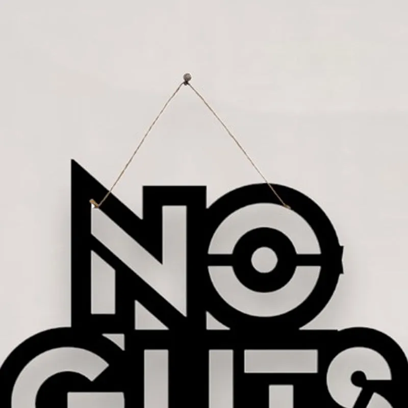 No Guts No Glory Mild Steel Wall Accent media 4