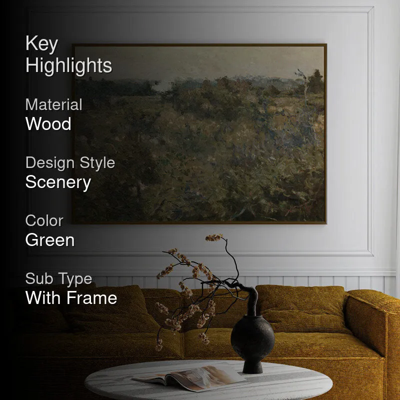 Blooming Glades Wood Wall Art With Frame - Black media 2
