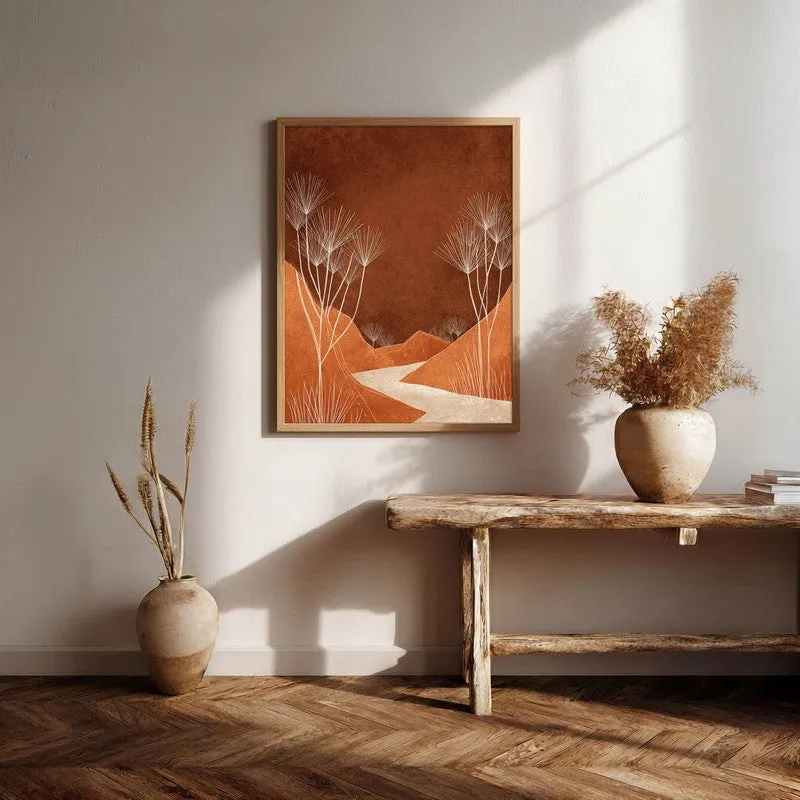 Vanpath Canvas Wall Painting With Brown Frame media 5