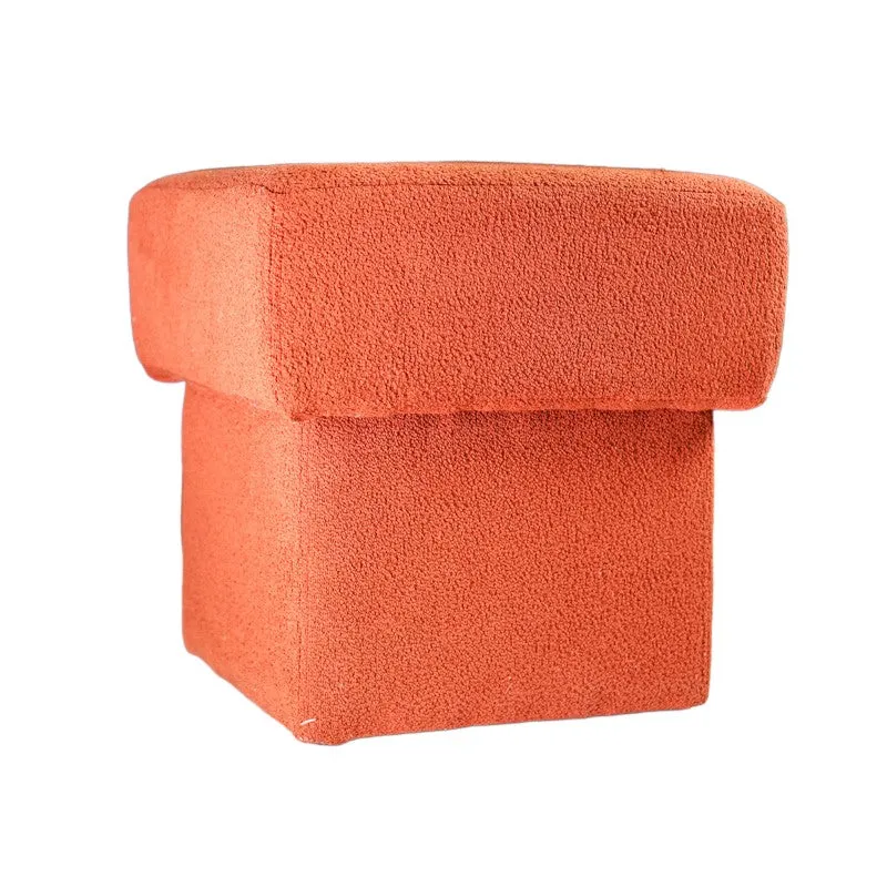 PlushPod Ottoman  Red media 5