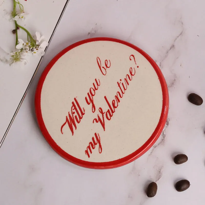 Will You Be My Valentine Coaster media 1