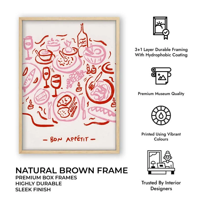 Modern Mingle Archival Canvas Wall Art - Brown media 11