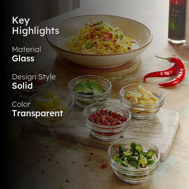 Classic Serving Glass Bowl - Set Of Three media 2
