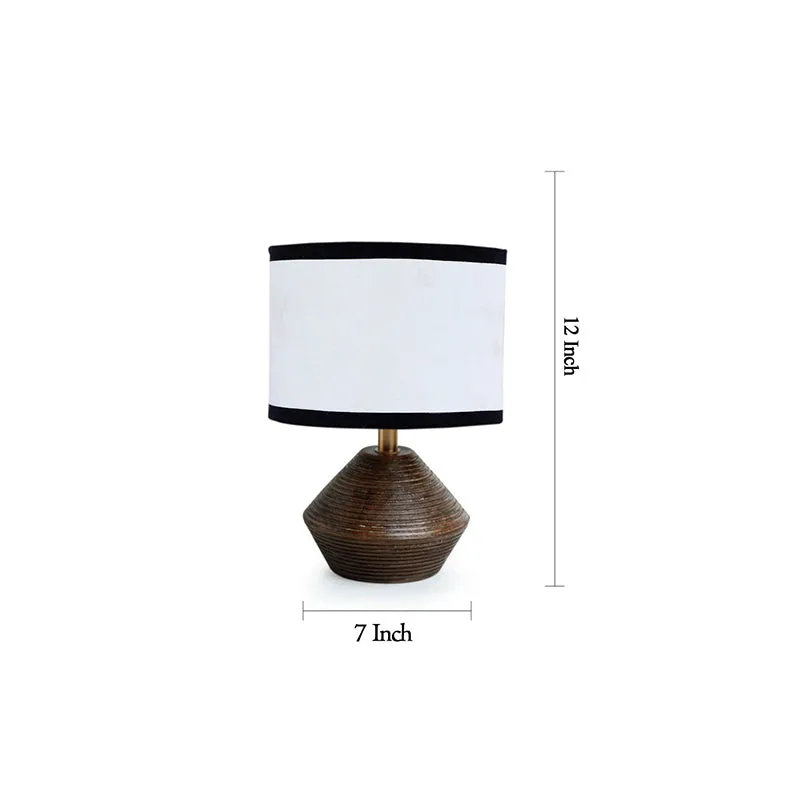 Yami Wooden Table Lamp - White,Black,Brown media 4
