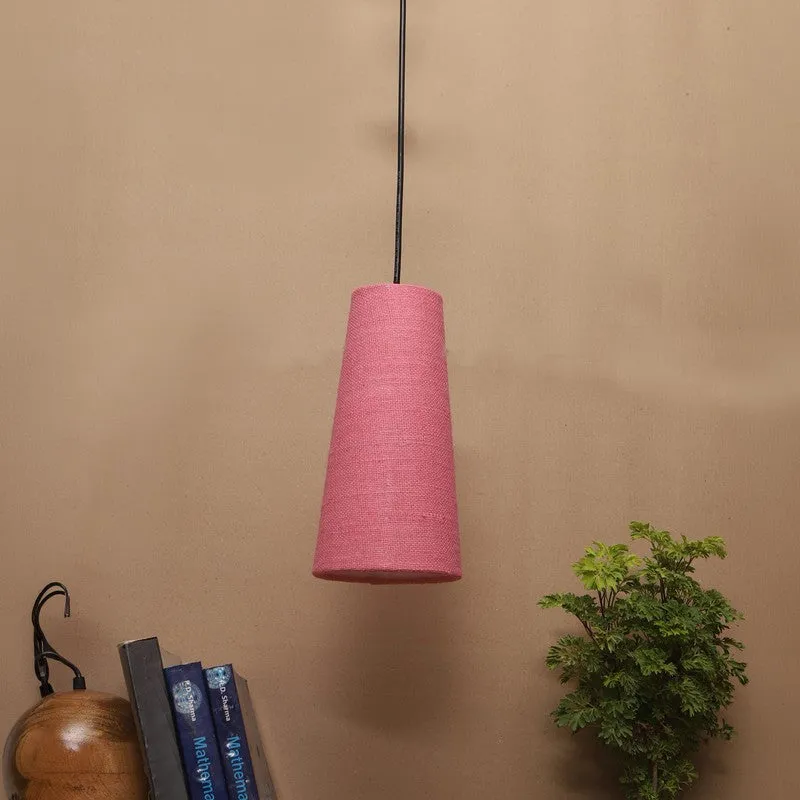 Solarae Metal Ceiling Lamp - Pink media 4