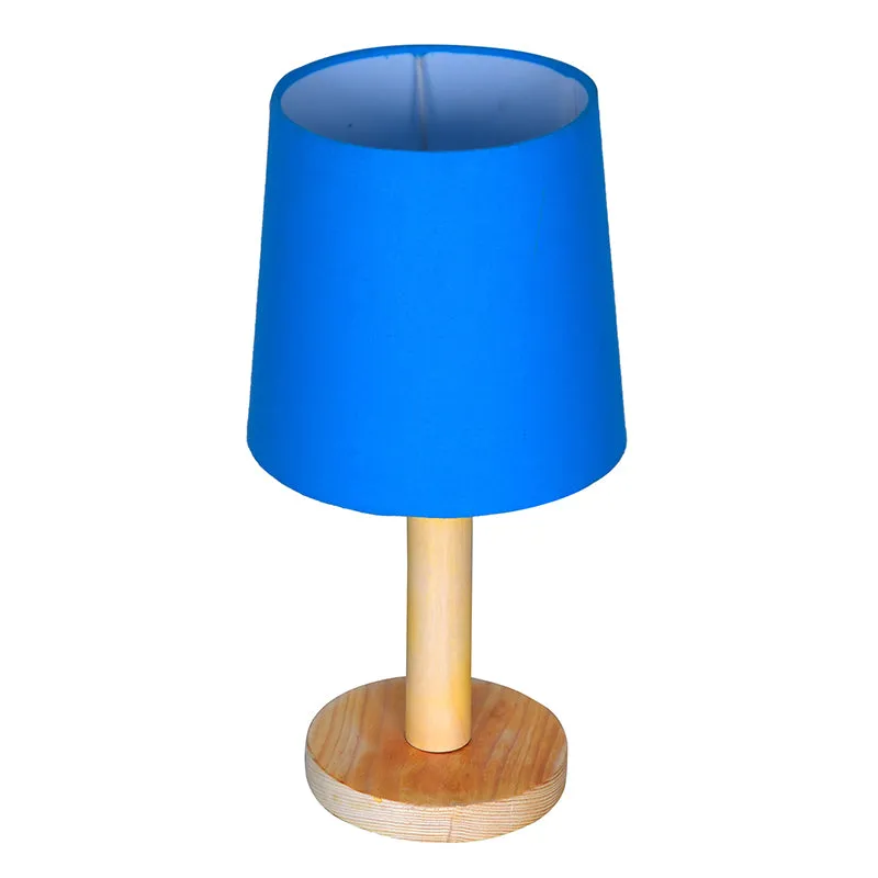 Serafine Fabric Table Lamp - Blue,Brown media 4