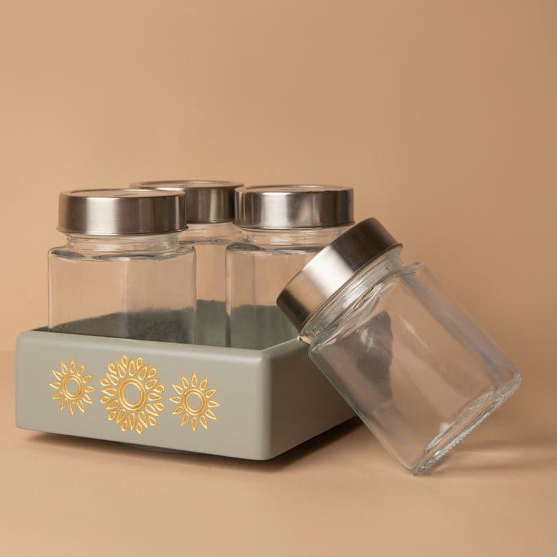 Igna Mandala MDF Rotating Jar Tray media 3