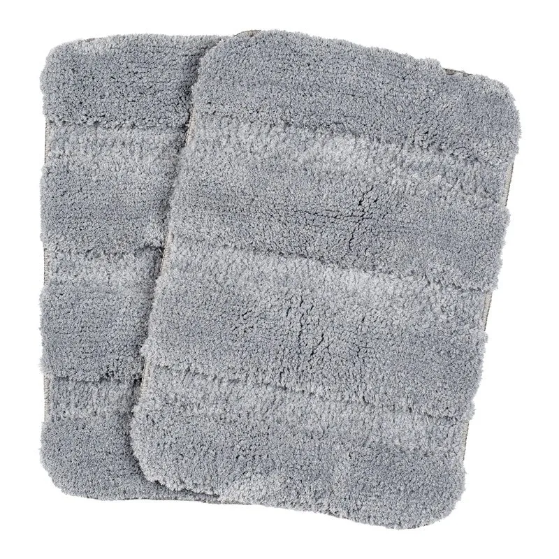 CozyMist Bathmat ( grey ) - Set Of Two media 1