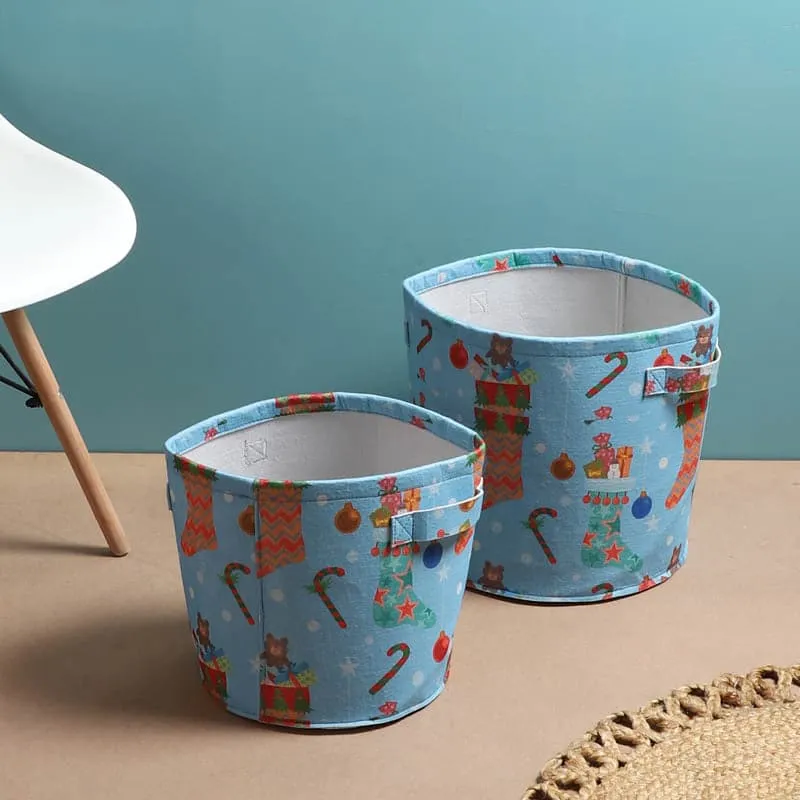 Clutter-Free Crates Laundry Basket - Set Of Two media 3