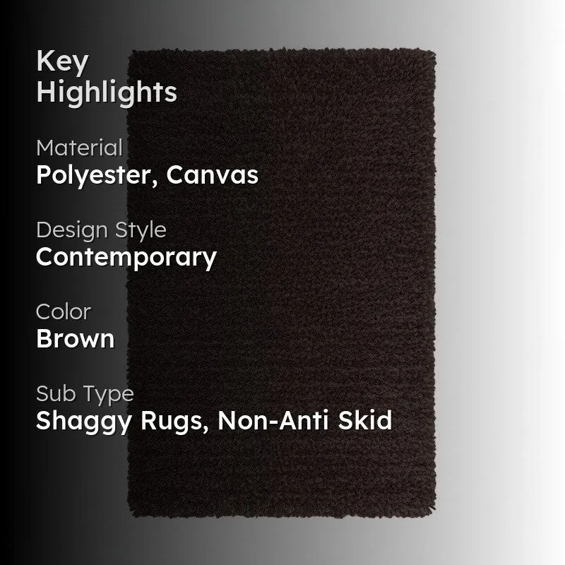 Table Tufted Woven Whisper Rug - Chocolate media 2