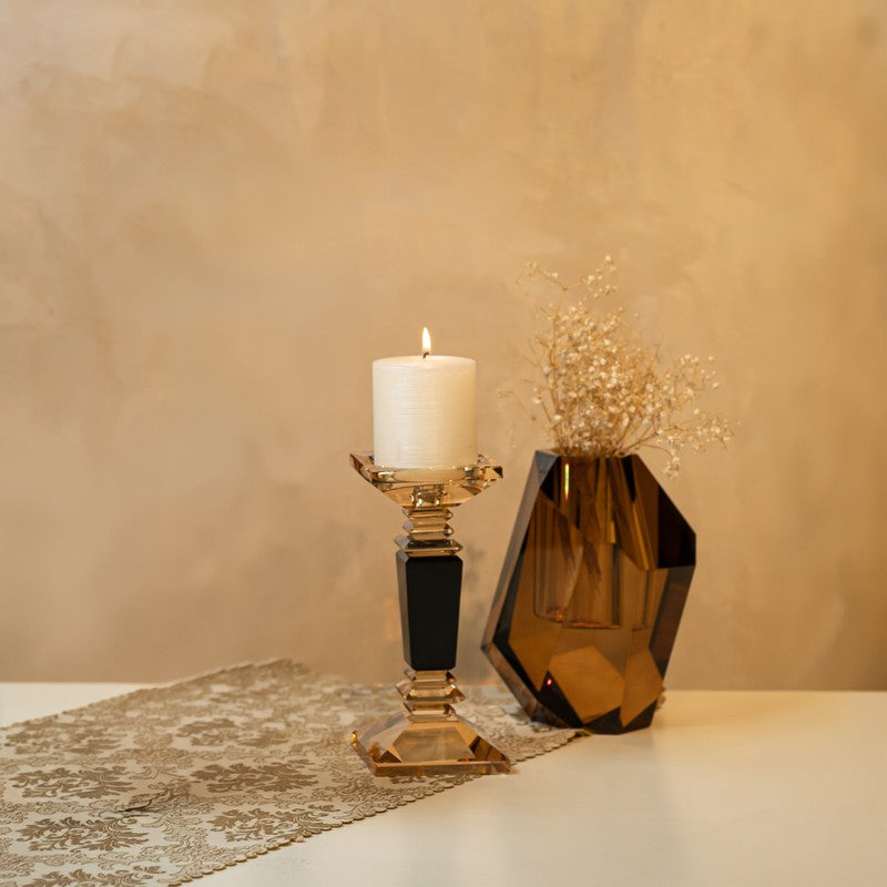 Elegance Crystal Candle Holder - Small media 4