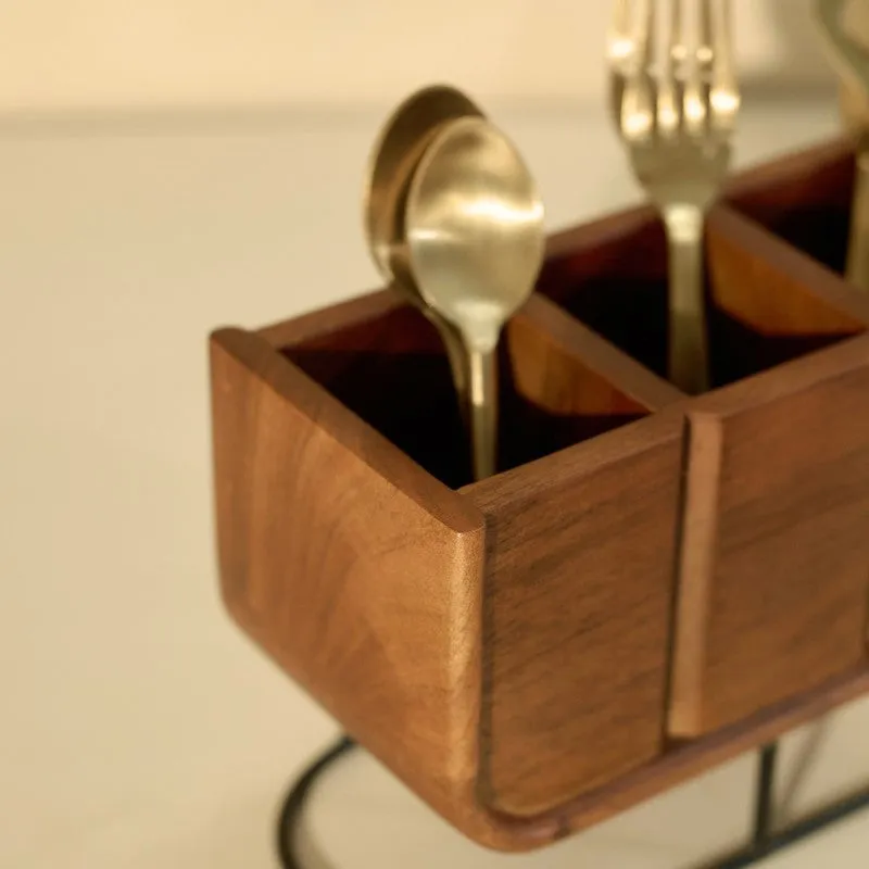 Ark Wooden Cutlery Holder media 8