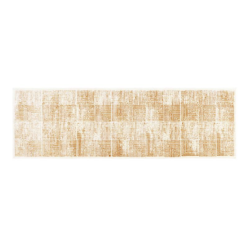 Merca Non-Anti Skid Nylon Runner Rug - Beige media 5