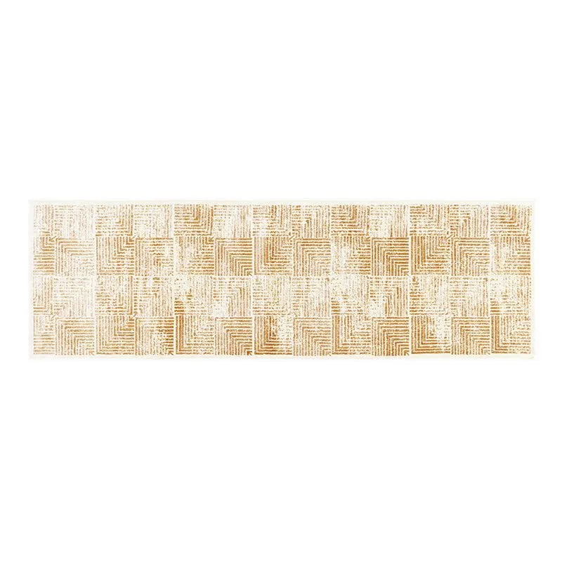 Merca Non-Anti Skid Nylon Runner Rug - Beige media 5