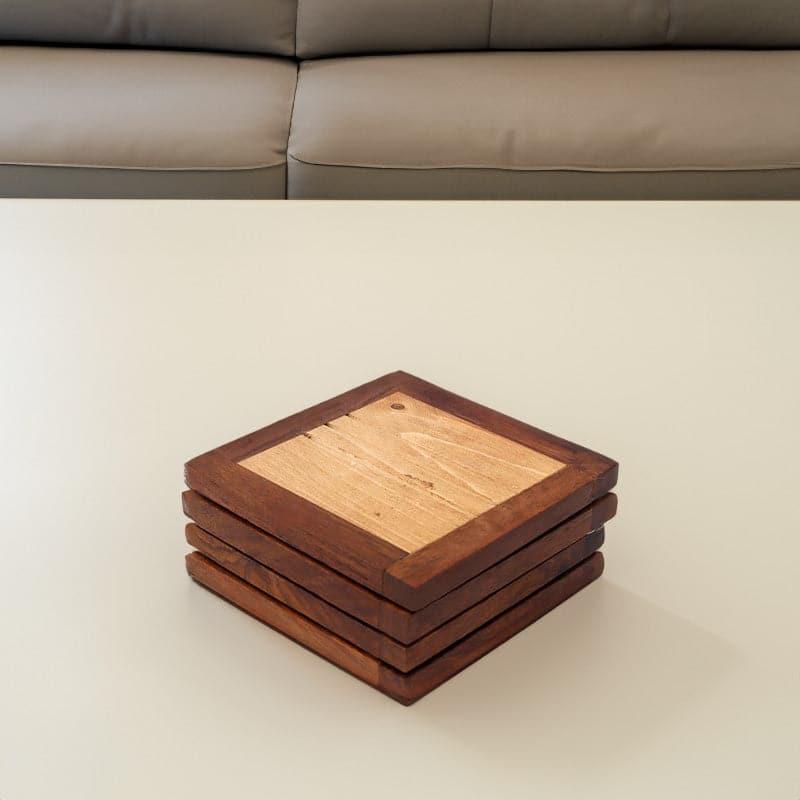 Wood Fusion Coaster - Set Of Four