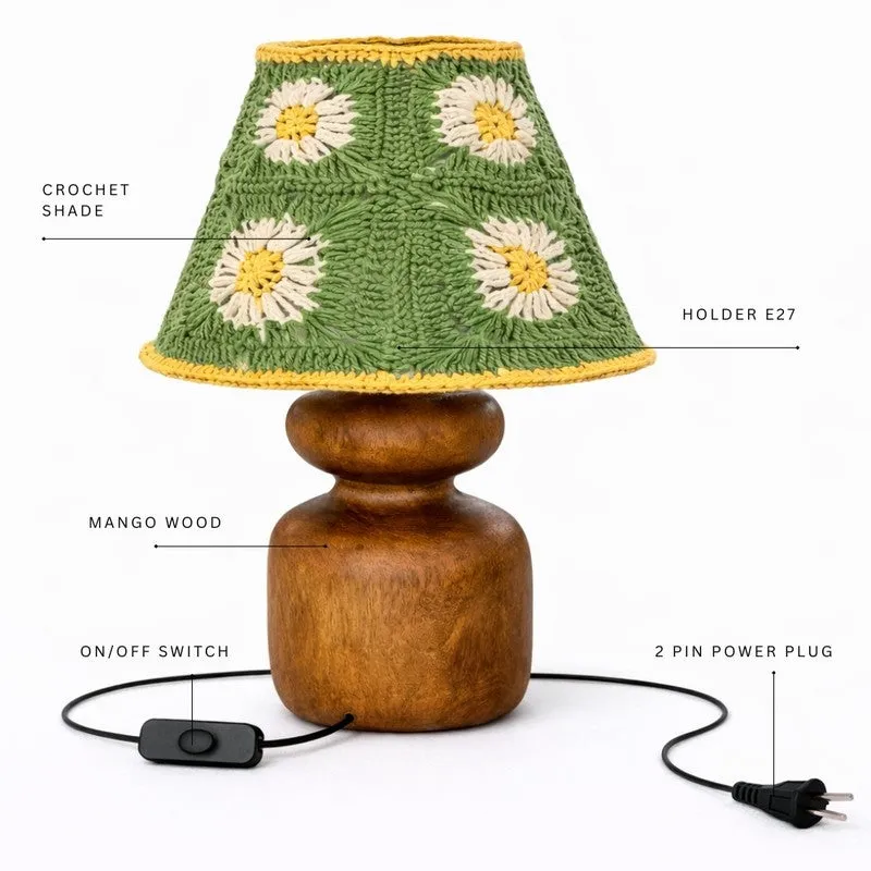 Astero Signature Wooden Table Lamp - Green media 6