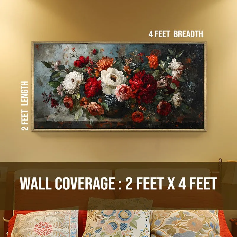 Baroque Garden Canvas Wall Painting With Frame media 8