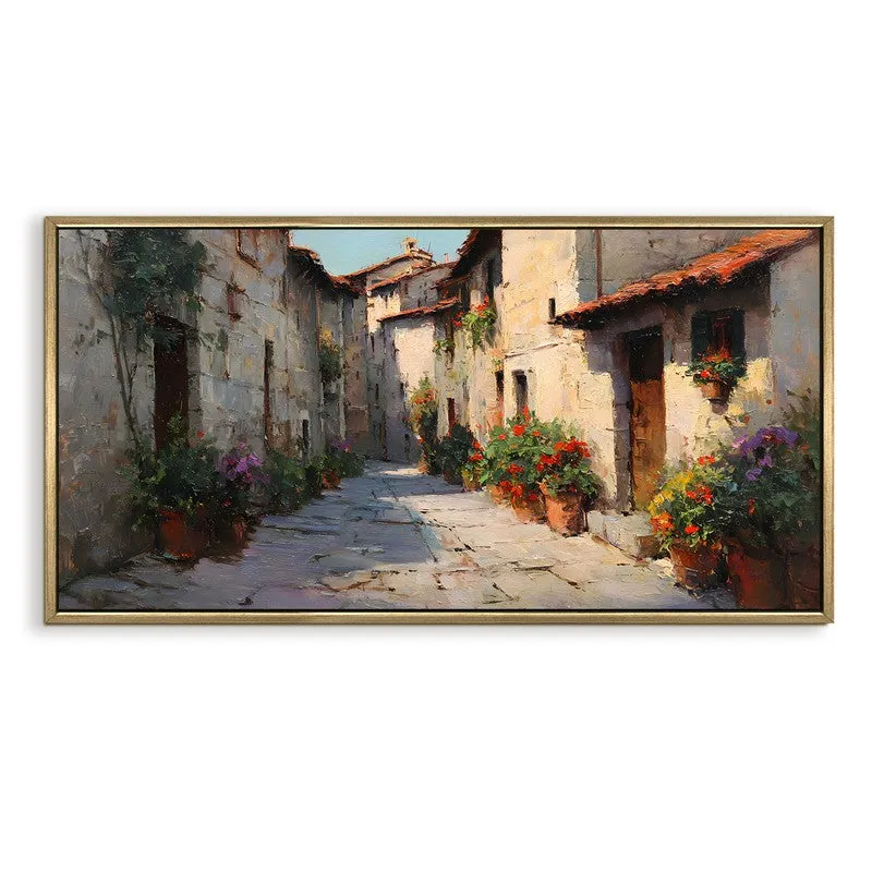 Literary Luster Canvas Wall Painting With Frame media 3