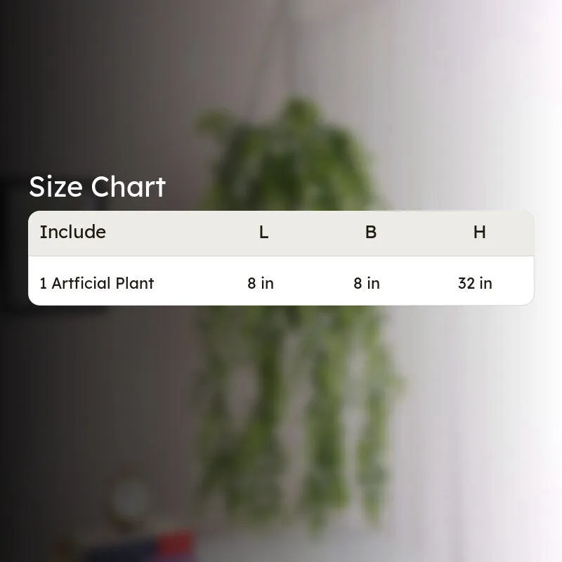 Verdhang III Artificial Hanging Vine - 2.7 Feet media 5
