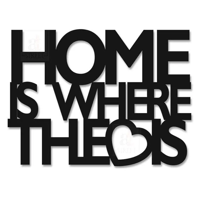 Home Is Where Love Is Plastic Wall Accent media 3